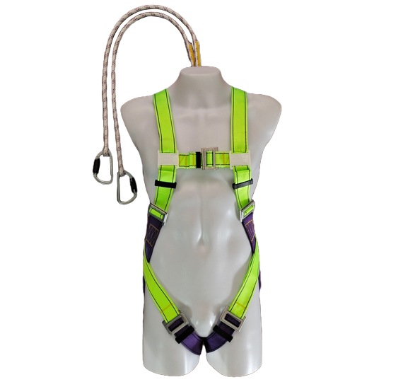 Full body safety belt combination