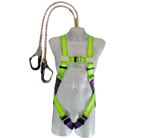 Full body safety belt combination
