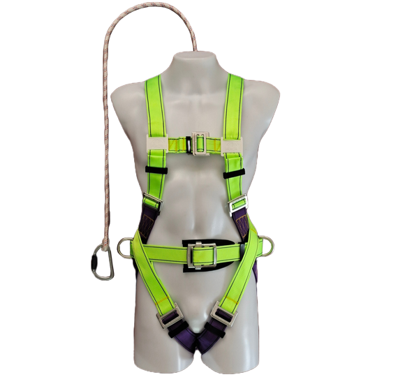 Full body safety belt combination