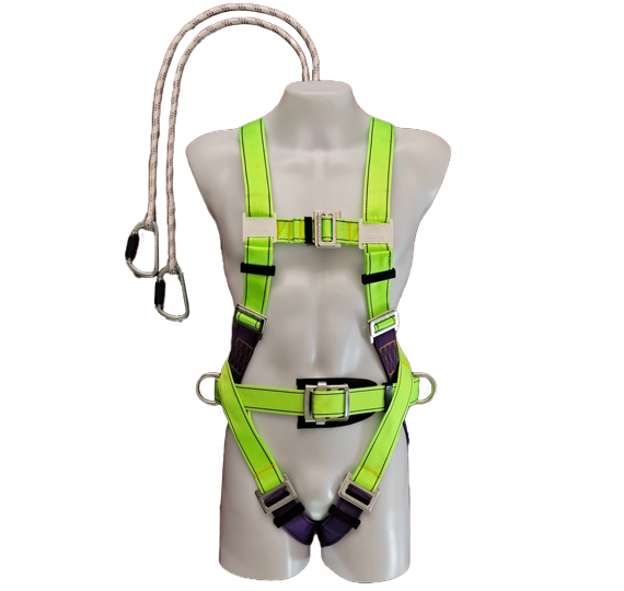 Full body safety belt combination