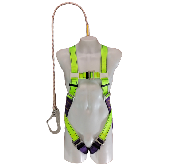 Full body safety belt combination