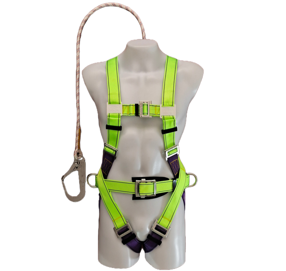 Full body safety belt combination