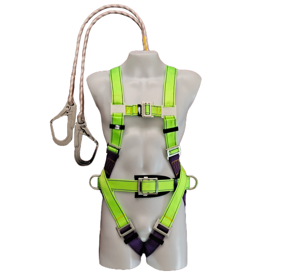 Full body safety belt combination